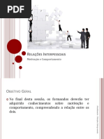 PP2 - M1 - Relações Interpessoais - Motivação e Comportamento