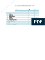 Lista de Cotejo de Ficha de Indentificacion de Historia Clinica y Examen Fisico de Cuello