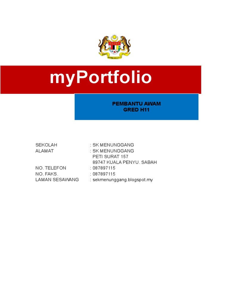 Myportfolio Gerald Pembantu Awam Pdf