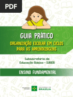 SEDF Guia Org Escolar Em Ciclos