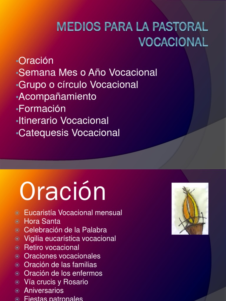 Itinerario de Pastoral Vocacional | PDF | Crecimiento personal y ...