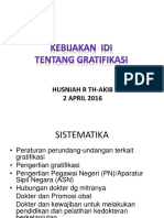 Kebijakan Pb Idi Ttg Gratifikasi