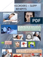 Sleep Disorders - Slepp Benefits
