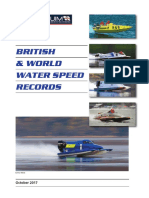 BRITISH & WORLD WATER SPEED RECORDS