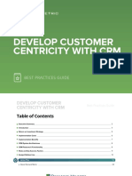 Develop Customer Centricity CRM Best Practices Guide
