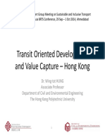 Transit Oriented Development and Value Capture - Hong Kong