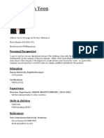 Resume Template 1