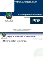 Bit Manipulation Commands: Diploma in Computing and IT: Level - 1