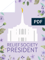 Relief Society Binder Cover 8.5 11