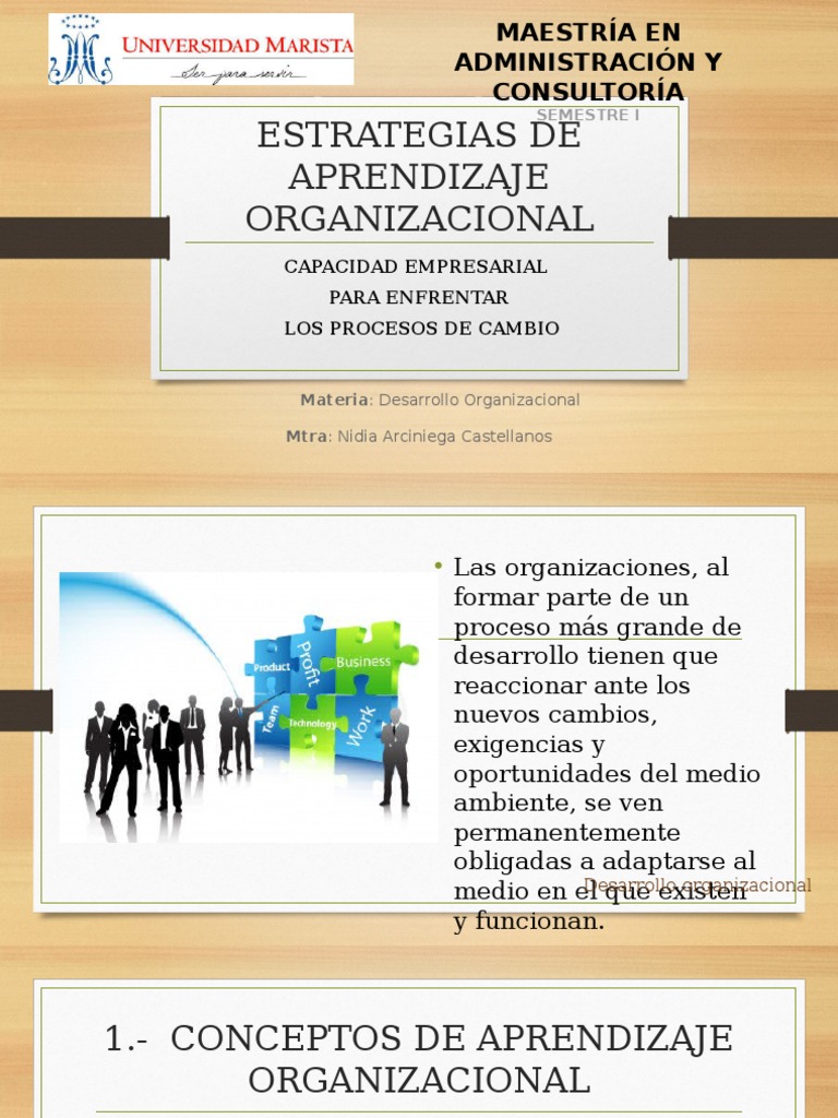 Estrategias de Aprendizaje Organizacional | Desarrollo organizacional ...