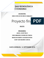 Comportamiento Organizacional - Proyecto Final