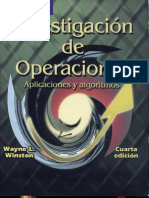 INVESTIGACIÓN DE OPERACIONES