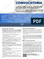 Convocatoria: Registro de Peritos Terceros Del Tribunal Federal de Justicia Administrativa