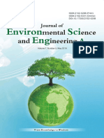 Journal of Environmental Science and Engineering, Vol.7, No.5A, 2018