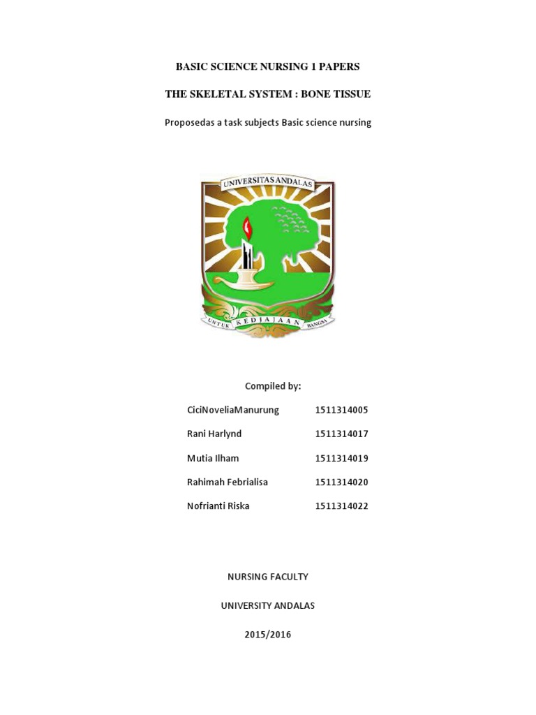 Proposedas A Task Subjects Basic Science Nursing | PDF | Osteoblast | Bone