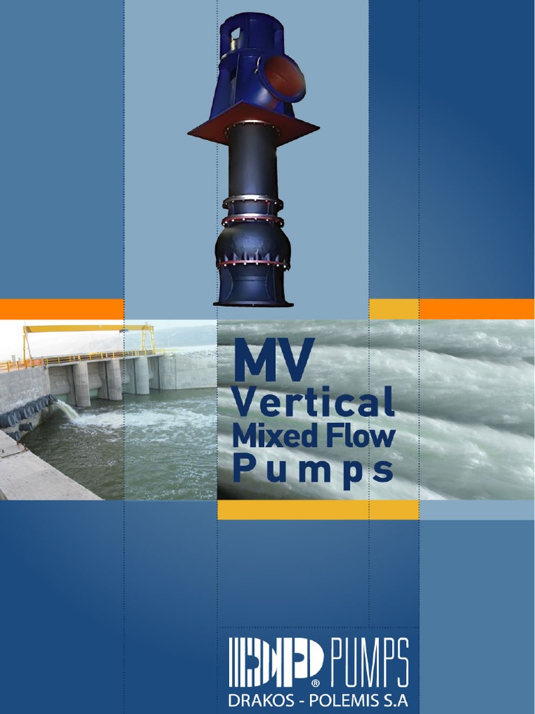 Vertical Mixed Flow Pumps | PDF | Bearing (Mechanical) | Pump