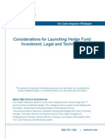 Considerations For Launching A Hedge Fund Whitepaper