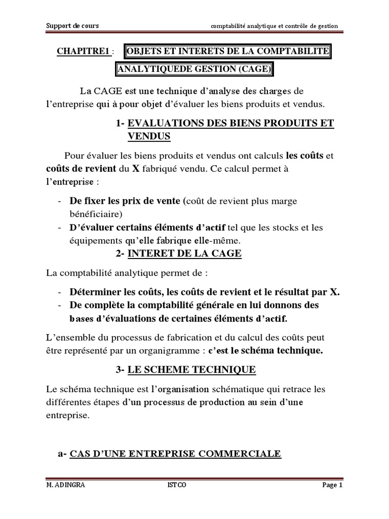 Comptabilite Analytiquedocx - 