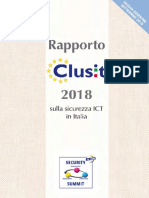 Rapporto Clusit 2018 - Edizione Settembre 2018