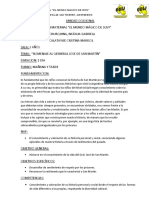 UNIDAD OCASIONAL 17 de Agosto Sala de 3 Años