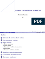 Operaciones Con Matrices Con Matlab PDF
