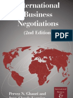 International Business Negotiations 9780080442938