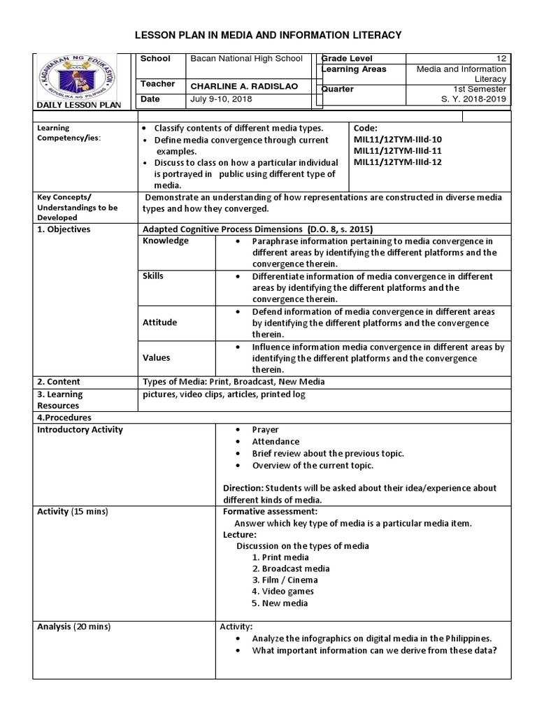 MIL L9 Information Literacy | PDF | Information Literacy | Mass Media