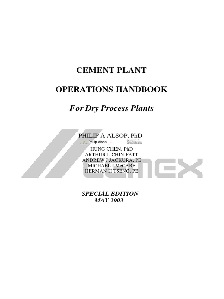 Cement Handbook | Mill (Grinding) | Cement