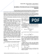 Software For Calculation of Technical Losses in Transmission Network