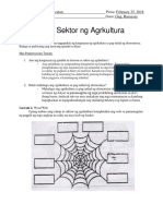 Aralin 2 - Sektor NG Agricultura ASSIGNMENT