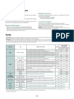 Tarifs Cours Presentiels