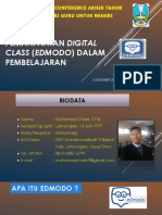 Pemanfaatan Digital Class (Edmodo) Dalam Pembelajaran