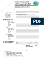Formulir Pendaftaran Paket A 2018-2019