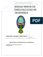 Análisis Granulometría