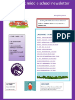 Boulan Park Middle School Newsletter