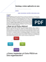 El Ciclo de Deming y Cómo Aplicarlo en Una Pyme