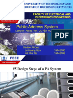 Public Address System: University of Technology and Education Hochiminh City (Ute)