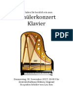 Schülerkonzert Klavier