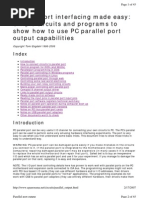 Parallel Port Circuits