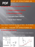 Theory of Structures (3) - CIV 301-Dr M Abdel-Kader-Moment-Area Method