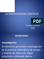 4 La Investigacion Cientifica