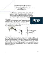 Temporal Response of A Photoresistor