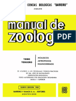 Manual de Zoologia Tomo III Moluscos Artropodos Equinodermos PDF