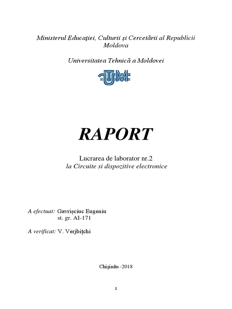 Lucrare de Laborator NR 2 CDE | PDF