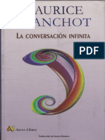 Blanchot, M - El Athenaeum, En La Conversacion Infinita