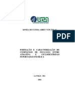 DISSERTAÇÃO - Formação e Caracterização de Complexos de Inclusão Entre Atrazina e Ciclodextrinas Suportadas em Sílica PDF