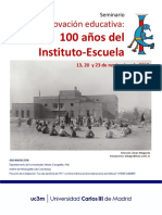 Cartel Seminario 100 Inst Escuela 2018 Definitivo