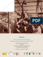 Ciencia e Innovación en Las Aulas Centenario Del Instituto-Escuela (1918-1939)
