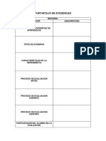 Portafolio de Evidencias