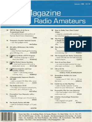 Audio, PDF, Radio